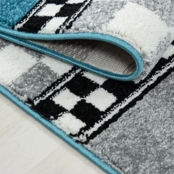 Teppich Kinderzimmer - MilaAuto Blau