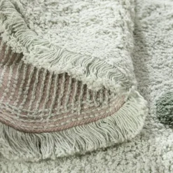 Teppich Kinderzimmer Rund - Lou Dots Grün