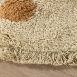 Teppich Kinderzimmer Rund - Lou Dots Gelb