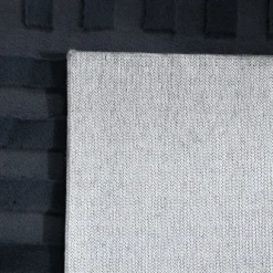 Teppich Organisch - Flowy Lines Anthrazit