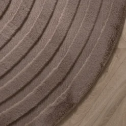 Teppich Organisch - Flowy Wavy Taupe