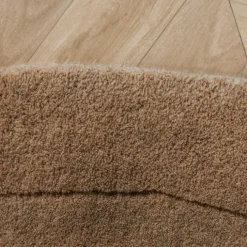 Teppich Organisch - Isara Border Braun