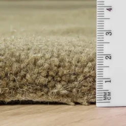 Teppich Organisch - Isara Border Olivgrün