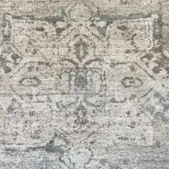 Teppich rund vintage - Kyra Medaillon Taupe