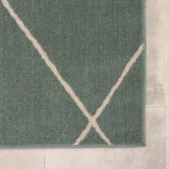 Teppich Skandinavisch - Odin Lines Grün