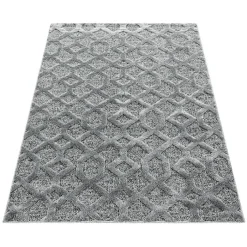 Teppich Skandinavisch - Pitea Tile Grau