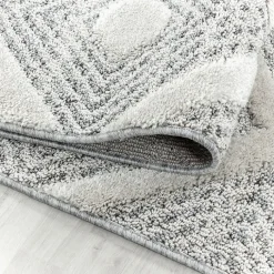 Teppich Skandinavisch - Pitea Ethno Creme Grau