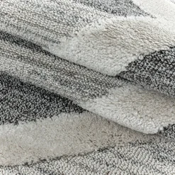 Teppich Skandinavisch - Pitea Lines Grau Creme