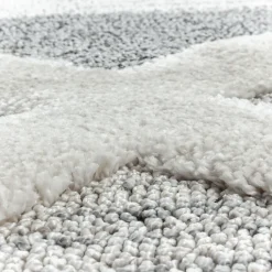 Teppich Skandinavisch - Pitea Lines Grau Creme