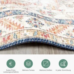 Teppich Vintage - Azara Persia Hellblau