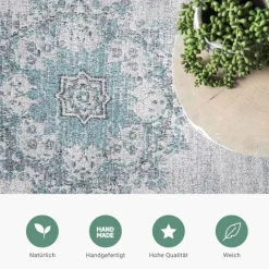 Teppich Vintage - Dreams Mint Türkis