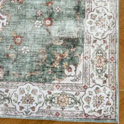 Teppich Vintage - Ember Medaillon Grün