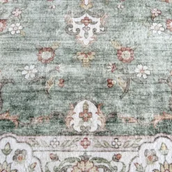 Teppich Vintage - Ember Medaillon Grün