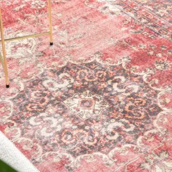 Teppich Vintage - Estate Medaillon Rot