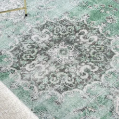 Teppich Vintage - Estate Medaillon Dunkelgrün