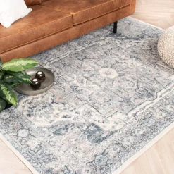 Teppich Vintage - Inspire Blau Creme 218