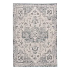 Teppich Vintage - Inspire Creme Blau 215