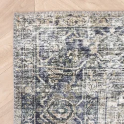 Teppich Vintage - Lugan Grün Grau