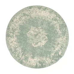 Teppich Vintage Rund - Wonder Grün