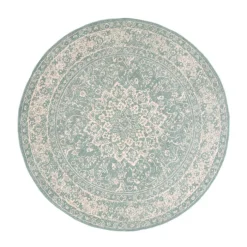 Teppich Vintage Rund - Wonder Oriental Grün