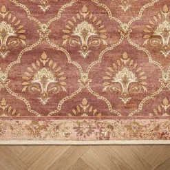 Teppich Vintage - Sage Grid Terracotta