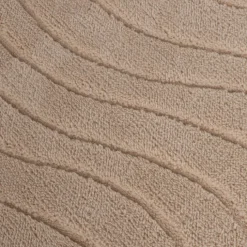 Teppich Wohnzimmer - Charm Waves Beige