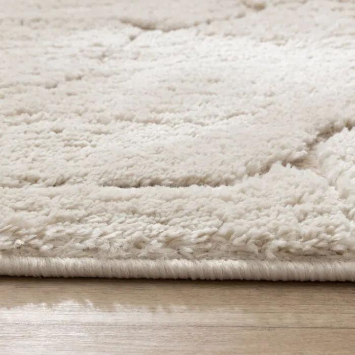 Teppich Wohnzimmer - Yune Stone Creme