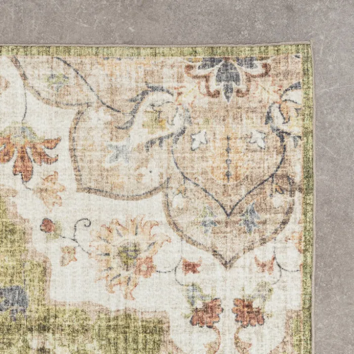 Vintage Gartenteppich - Santo Mandala Grün