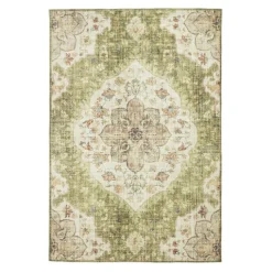 Vintage Gartenteppich - Santo Mandala Grün
