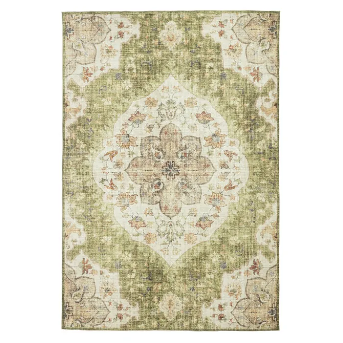 Vintage Gartenteppich - Santo Mandala Grün