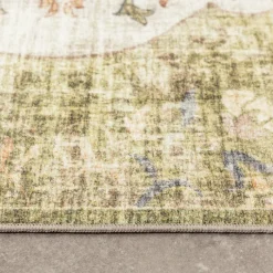 Vintage Gartenteppich - Santo Mandala Grün