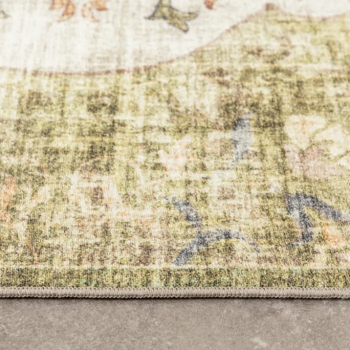 Vintage Gartenteppich - Santo Mandala Grün