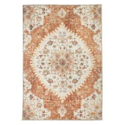 Vintage Gartenteppich - Santo Mandala Terrakotta