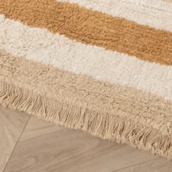 Waschbarer Kinderteppich - Milo Beige