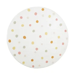 Waschbarer Kinderteppich Rund - Evi Confetti Bunt