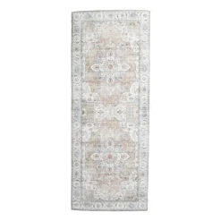 Waschbarer Läufer - Domingo Mandala Beige