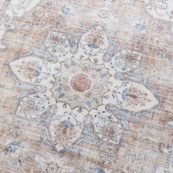 Waschbarer Läufer - Domingo Mandala Beige