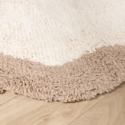 Waschbarer Läufer - Hazy Beige Creme