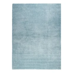 Waschbarer Teppich - Clean Hellblau