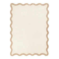 Waschbarer Teppich - Hazy Beige Creme