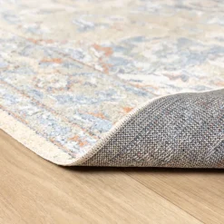 Waschbarer Teppich - Nova Medaillon Grün