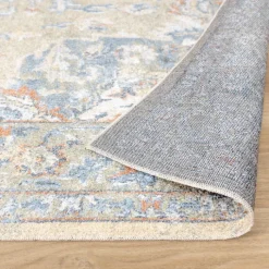 Waschbarer Teppich - Nova Medaillon Grün