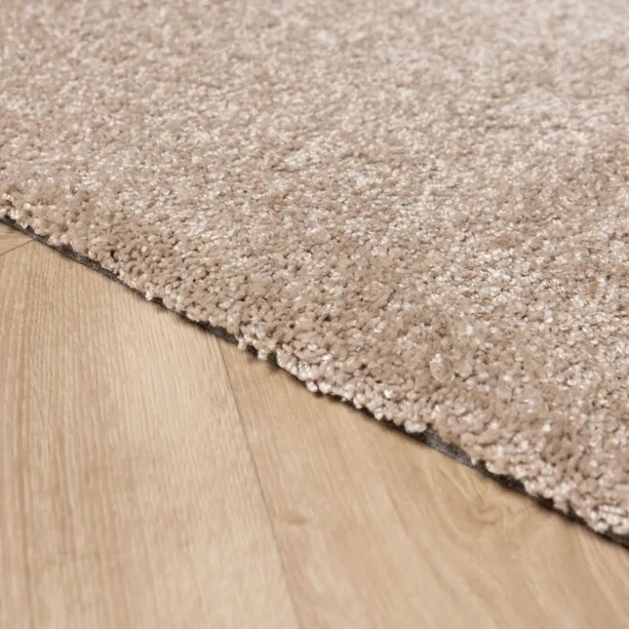 Waschbarer Teppich Rund - Clean Beige