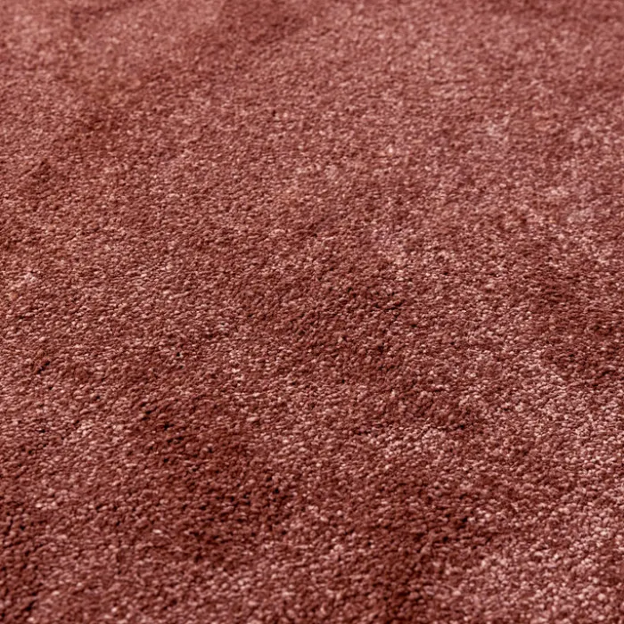 Waschbarer Teppich Rund - Clean Rosa