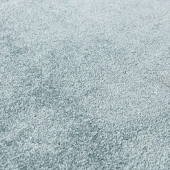 Waschbarer Teppich Rund - Clean Hellblau
