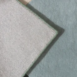 Wollteppich Abstrakt - Clarice Olivgrün Mint
