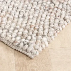 Wollteppich - Luminous Creme Meliert