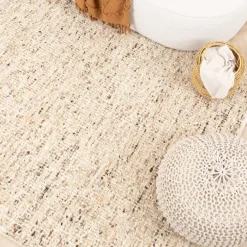 Wollteppich - Nero Beige Meliert