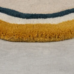 Wollteppich Organisch - Leo Beige Bunt