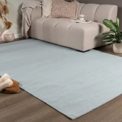 Wollteppich - Reno Blau